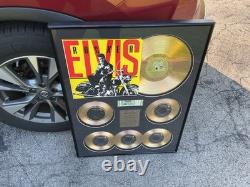 Elvis Presley ROCKER ELVIS Framed 6 24 kt. Gold record prototype #14/135 Rare