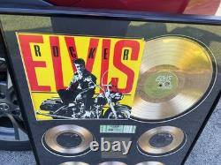 Elvis Presley ROCKER ELVIS Framed 6 24 kt. Gold record prototype #14/135 Rare