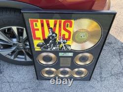 Elvis Presley ROCKER ELVIS Framed 6 24 kt. Gold record prototype #14/135 Rare