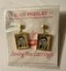 Elvis Presley Rare 1956 Epe Loving You Earrings Mint In Sealed Bag