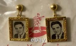 Elvis Presley Rare 1956 EPE Loving You Earrings Mint In Sealed Bag