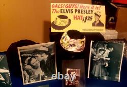 Elvis Presley Rare 1956 Hat From Elvis To Fan With Signed Tag And Photos