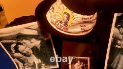 Elvis Presley Rare 1956 Hat From Elvis To Fan With Signed Tag And Photos