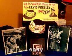 Elvis Presley Rare 1956 Hat From Elvis To Fan With Signed Tag And Photos