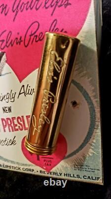 Elvis Presley Rare 1956 Lipstick 1950s Vintage Elvis