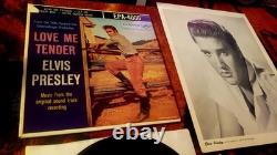 Elvis Presley Rare 1956 Love Me Tender Record No Dog Excellent Cond 1950s