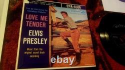 Elvis Presley Rare 1956 Love Me Tender Record No Dog Excellent Cond 1950s