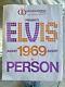 Elvis Presley Rare 1969 Las Vegas International Hotel Concert Lobby Card & Menu