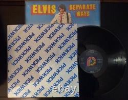 Elvis Presley Rare 1972 Separate Ways Near Mint PICKWICK Pressing