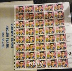 Elvis Presley Rare 29 Cent Stamps Sheet