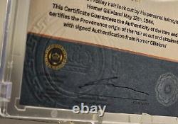 Elvis Presley Rare Collectible Hair Lock Original Signed Stamped King Rock