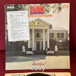 Elvis Presley Rare DJ Promo Copy Recorded Live On Stage In Memphis Vinyl Record