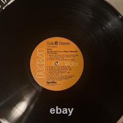 Elvis Presley Rare DJ Promo Copy Recorded Live On Stage In Memphis Vinyl Record