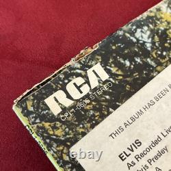 Elvis Presley Rare DJ Promo Copy Recorded Live On Stage In Memphis Vinyl Record