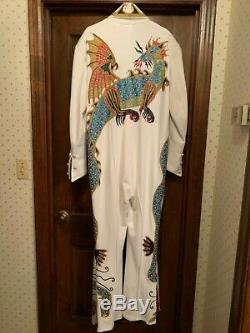 Elvis Presley Rare Dragon Jump Suit With Belt