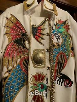 Elvis Presley Rare Dragon Jump Suit With Belt