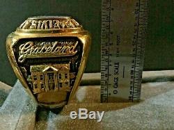 Elvis Presley- Rare Elvis Aron Presley Memorial Tcb Graceland Paperweight Ring