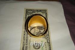 Elvis Presley- Rare Elvis Aron Presley Memorial Tcb Graceland Paperweight Ring