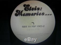 Elvis Presley Rare Elvis Memories 3 Lps Abc Radio Broadcast Ex-nm 1978