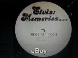 Elvis Presley Rare Elvis Memories 3 Lps Abc Radio Broadcast Ex-nm 1978