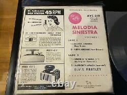 Elvis Presley Rare Ep Argentina Melodia Siniestra- Ep Ave 219- 1958 King Creole