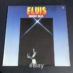 Elvis Presley Rare Experimental Yellow Vinyl Moody Blue Lp 1977 Nice! 33 45