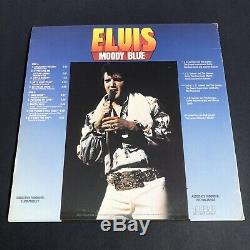 Elvis Presley Rare Experimental Yellow Vinyl Moody Blue Lp 1977 Nice! 33 45