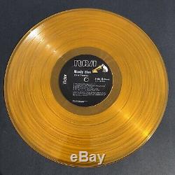 Elvis Presley Rare Experimental Yellow Vinyl Moody Blue Lp 1977 Nice! 33 45