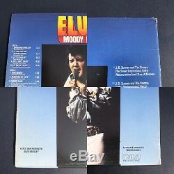 Elvis Presley Rare Experimental Yellow Vinyl Moody Blue Lp 1977 Nice! 33 45