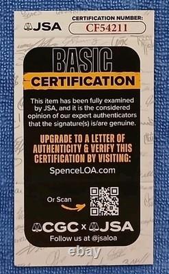 Elvis Presley Rare Gold Karate Card withJSA COA Auto By Dave Hebler