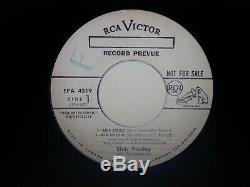 Elvis Presley Rare King Creole White Label Promo 45 Ep Near Mint 1958