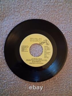Elvis Presley Rare Let Me Be There Mono/stereo Promo 45 1974 Near Mint-mint