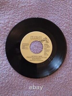 Elvis Presley Rare Let Me Be There Mono/stereo Promo 45 1974 Near Mint-mint