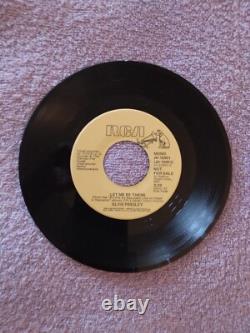Elvis Presley Rare Let Me Be There Stereo/mono Promo 45 1974 Near Mint-mint A