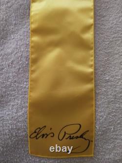 Elvis Presley Rare Let Me Be There Stereo/mono Promo 45&signature Gold Scarf L2