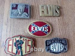 Elvis Presley Rare Limited Edition Belt Buckle Lot 1960's -1970's Please Look