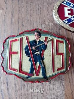 Elvis Presley Rare Limited Edition Belt Buckle Lot 1960's -1970's Please Look
