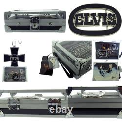 Elvis Presley Rare Limited Edition Rock Box Belt Buckle & Necklace Rock'n' Roll