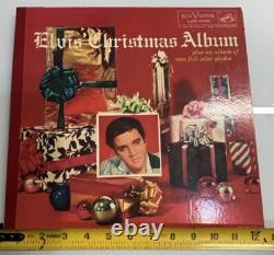 Elvis Presley Rare Lp Grail! Christmas! 1957 Wide Size! Staples Solid