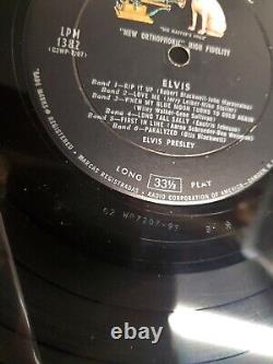 Elvis Presley Rare Lp Record 1956 First Pressing