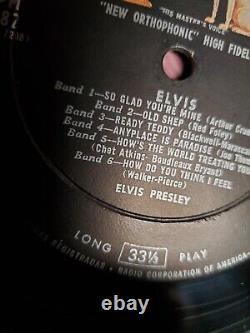 Elvis Presley Rare Lp Record 1956 First Pressing