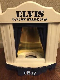 Elvis Presley-Rare On Stage Mini Decanter BlueCurtains Stage #1105 Of 2500