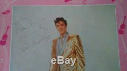 Elvis Presley Rare Original Hand Signed Autographed 8x10 Promo Photo To Fan 1957