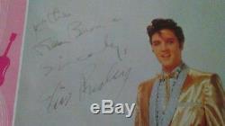 Elvis Presley Rare Original Hand Signed Autographed 8x10 Promo Photo To Fan 1957