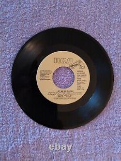 Elvis Presley Rare Original Let Me Be There Mono/stereo Promo 45 1974 Mint B
