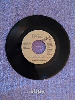 Elvis Presley Rare Original Let Me Be There Mono/stereo Promo 45 1974 Mint B