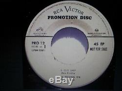 Elvis Presley Rare Original Old Shep White Label Promo 45 Ep 1956 Excellent