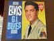 Elvis Presley- Rare, Rare, 1960 Rca G. I. Blues Mono Lp, W Wooden Heart Sticker