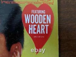 Elvis Presley- Rare, Rare, 1960 RCA G. I. Blues Mono Lp, w Wooden Heart Sticker