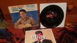 Elvis Presley Rare Record Compact 33 Elvis Lonely Man Surrender Us 37 7850